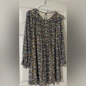 Lauren Conrad Pastel Floral
Print Dress. Size: XL